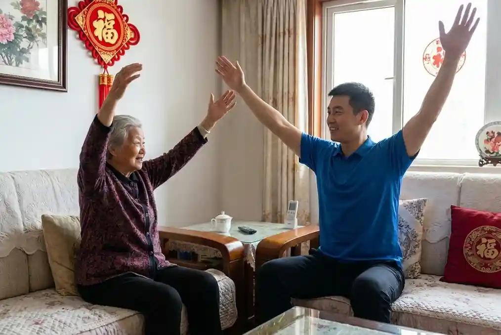 鏡子模仿秀遊戲